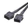 Double 8Pin Female To 12+4Pin Male Adapter Cable for RTX40 Series Stable To Motherboards  Power Transfer Flexible