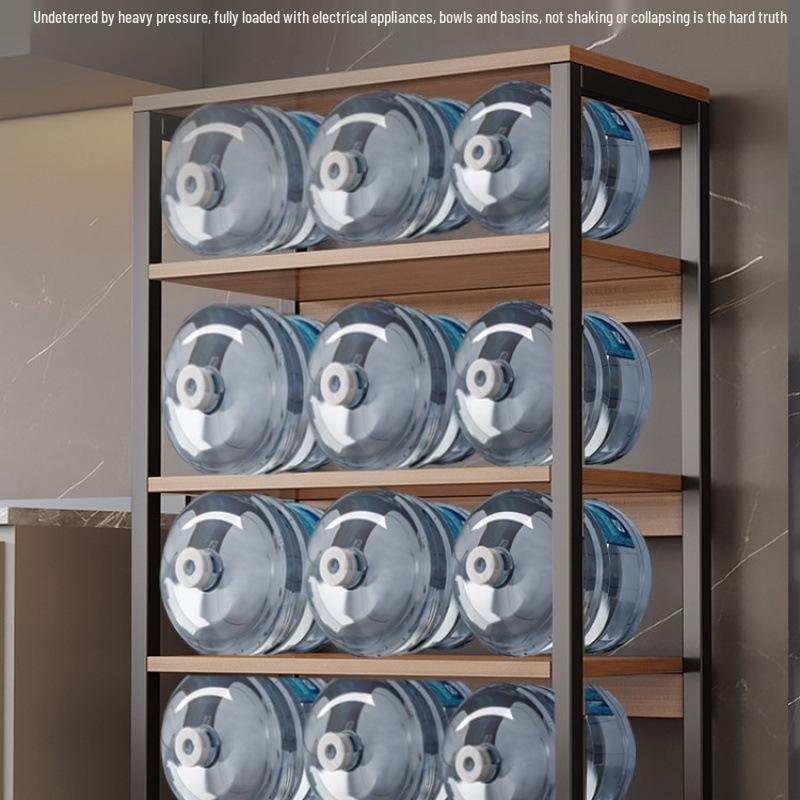 Freestanding Multi-Layer Kitchen Storage Rack for Microwave & Cookware