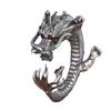 Buyee   Copper Male Unique Ring Finger Elegant Chinese Drag Open Ring For Men Fashion Animal Fine Jewelry Circle