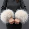 Faux Fur Cuffs Arm Warmers Furry Wrist Cuffs Holiday Costume Accessory for Women
