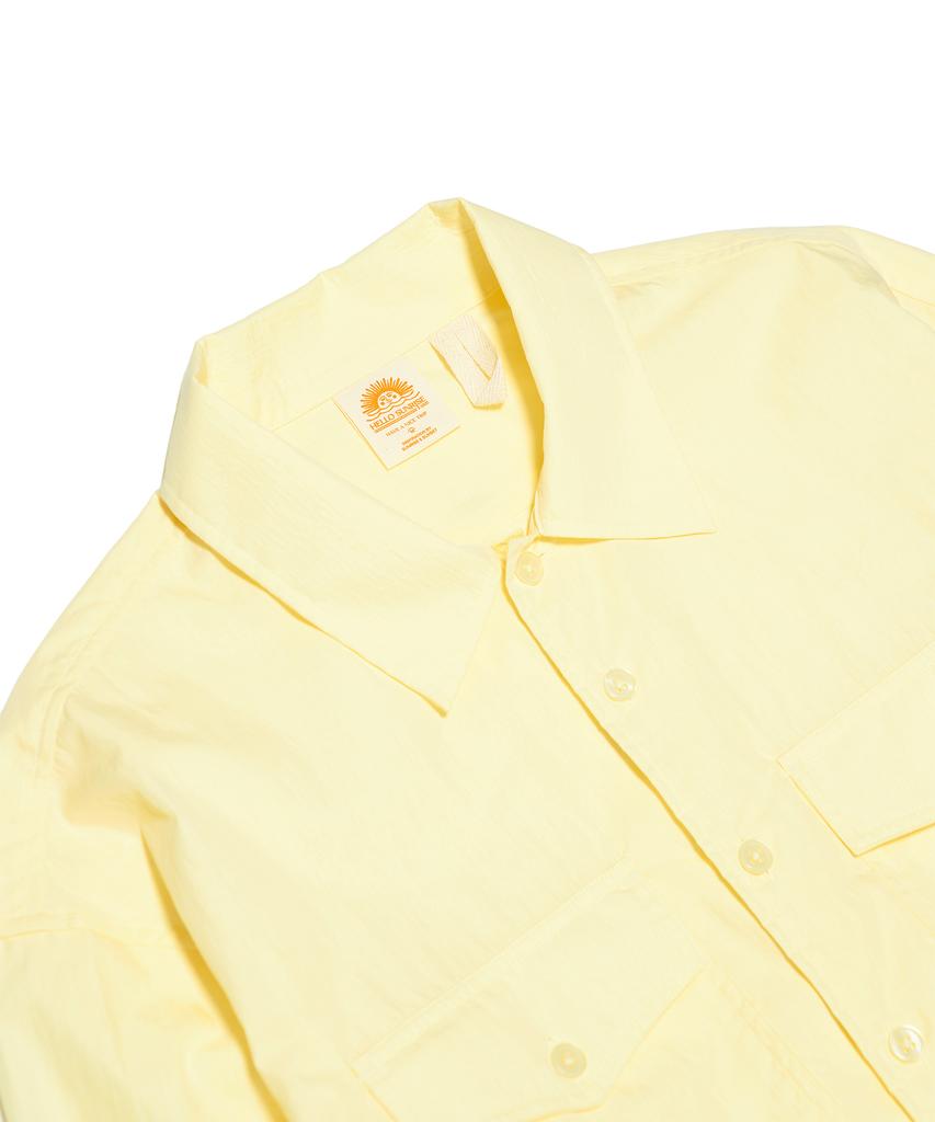 HELLO SUNRISE Hs Safari Shirt Jacket_Washed Yellow