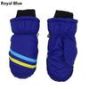 Thermal Ski Gloves Children Kids Winter Fleece Waterproof Warm Child Snowboard Snow Gloves 3 Fingers for Skiing Riding 