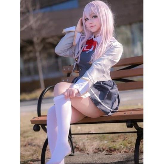 NIUKACOS Aria Cosplay Occasionally Blurts Out Russian Neighbor Costume Alisa Anime Uniform Adult Halloween Photo Shoot Event