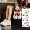 Suction Film Sole Leather Board Shoes Women's Spring New Women's Single Shoes Casual Little White Shoes Women's Platform Sports Women's Shoes