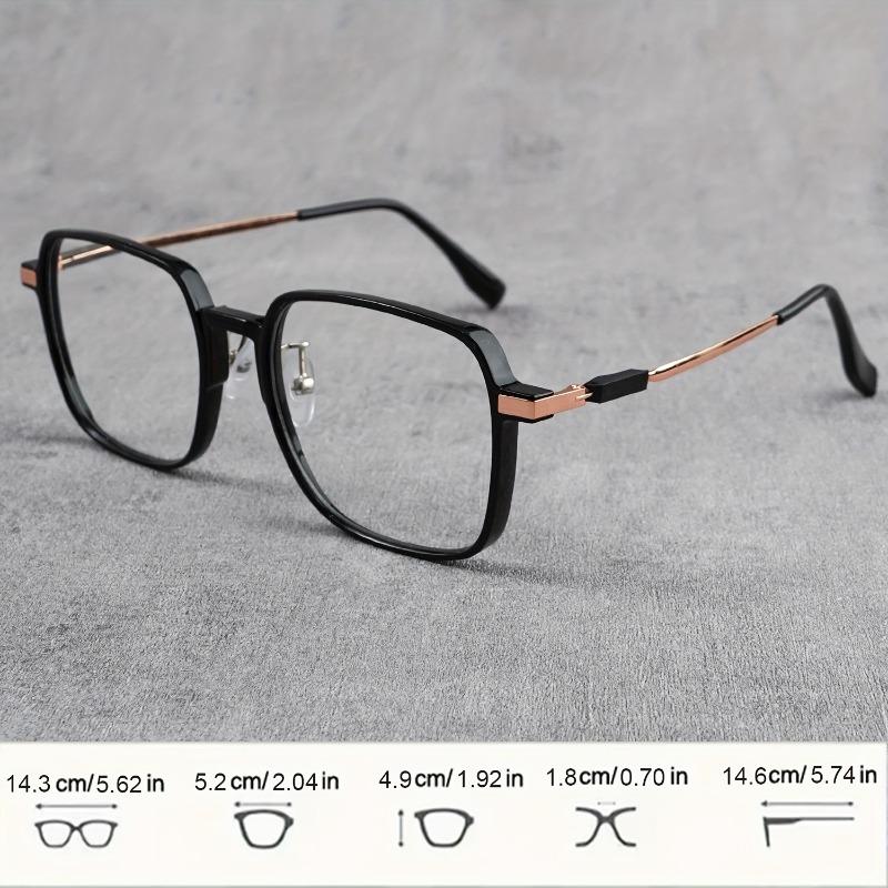 2 Pairs of Stylish Large Frame Reading Glasses for Both Men and Women with An Angle Of+1.00 To+4.00 Degrees Lightweight