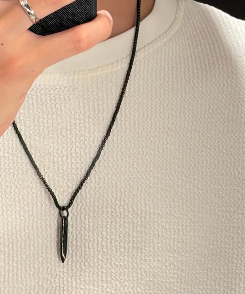 Iamj Edge Bar Long Necklace (2 Colors)