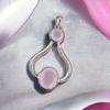 925 Sterling Silver Multi Gemstone Fashionable Jewelry Pendant 1.51" For Gift CP-4