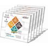 NIUBEE Slanted Back Acrylic Sign Holder 6 X 4 Inches, Clear Plastic Sign Holder Paper Display Table Stand for Office, Store, Restaurant -Horizontal