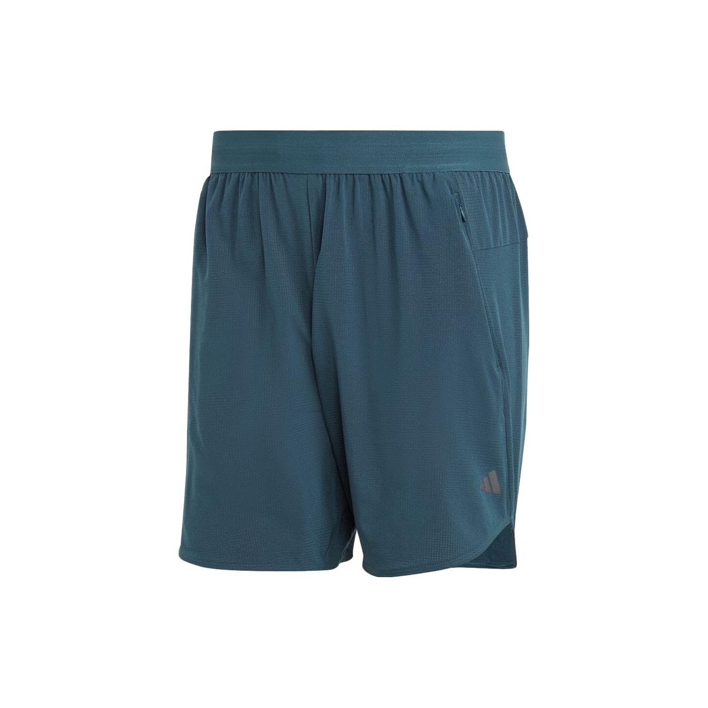 

Adidas Logo Print Mid-Rise Straight Casual Shorts Men Shorts Navy-Blue IM1117 L