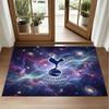 Tottenham Hotspur Tasarımlı Kristal Kadife Halı Yatak Odası Girişi İçin Yumuşak Dekoratif Mat