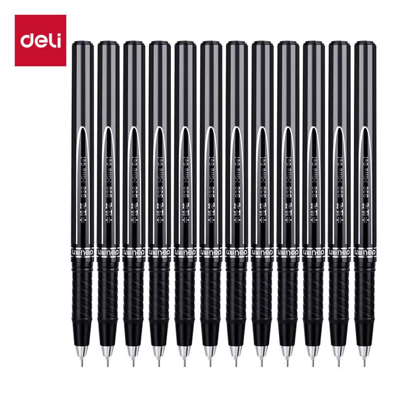 Deli S36 0.5mm Black Gel Pen