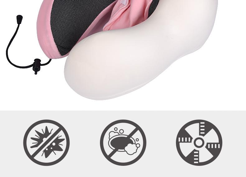 Memory Foam U-shaped Neck Pillow Travel Set – Airplane & Nap Support