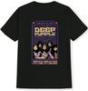Herren 1972 Welttournee Vintage T-Shirt - Tiefviolette Bandgrafik, Schwarz (S-XXXL)