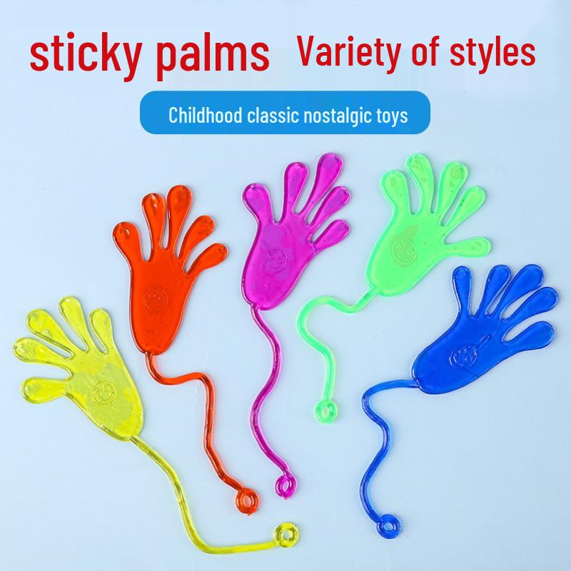 

10-Pack [Newcomer 0.51] 2025 Kids Extra Large Nostalgic Sticky Hand Toy