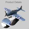Simulation Airplane Model 1:72 Collectible for Space Lover Desktop Ornament Aircraft