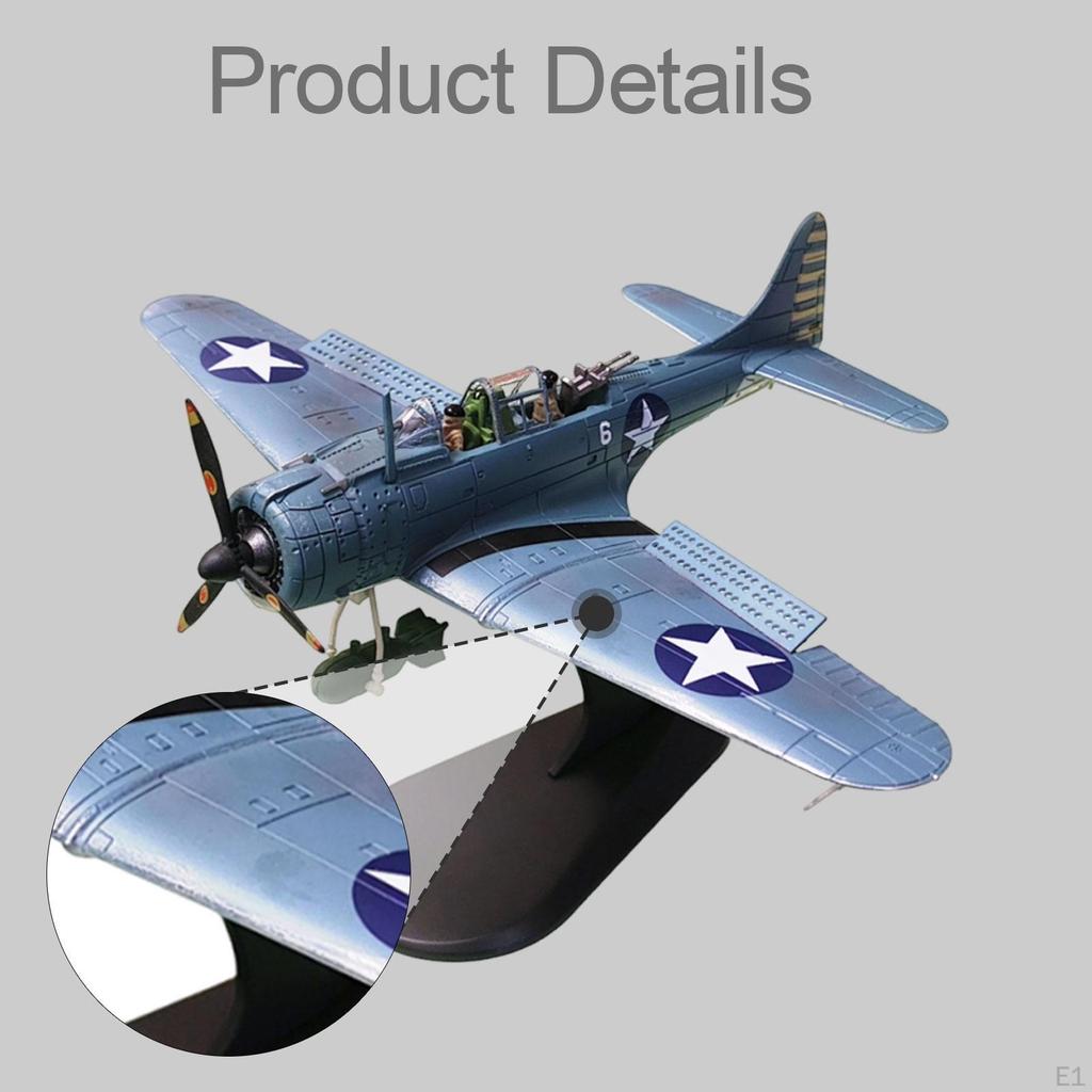 Simulation Airplane Model 1:72 Collectible for Space Lover Desktop Ornament Aircraft