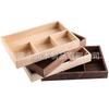 Maple Solid Wood Desktop Organizer Box for Business Cards Stationery Key Holder Storage