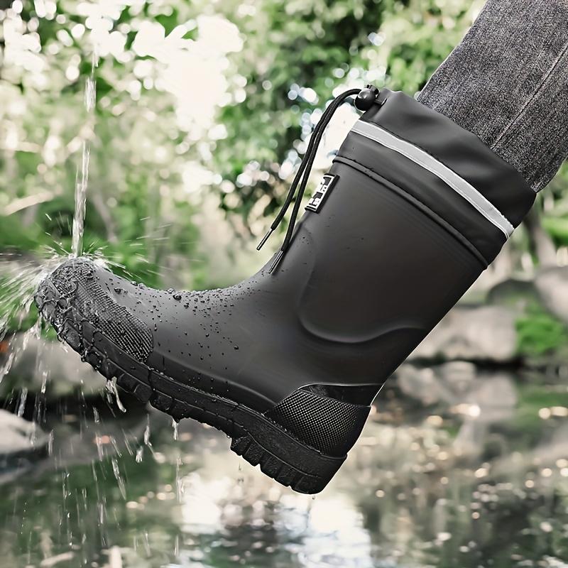 Men's Waterproof Rain Shoes, Couple'S Outdoor Water Shoes, Fishing Short Rain Boots, Seasonal Rain Boots, Gardening Boots, Sports Rain Boots