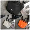 Crossbody Çanta Katı Naylon Çanta Taşınabilir Omuz Çantası Kore Tarzı Basit Kabuk Çanta Büyük Kapasiteli Düz Renk Kaplumbağa Çanta Erkekler