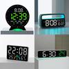 Modern Minimalist Led Digital Alarm Clock With Calendar And Night Light For Bedroom Decor