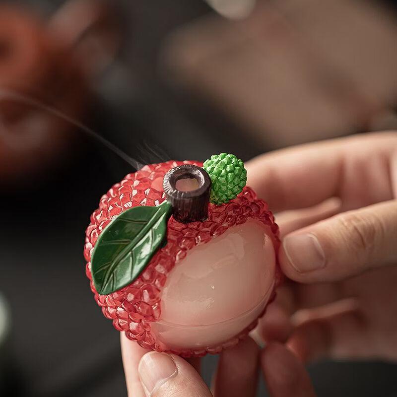 Lychee Incense Burner Gift Set