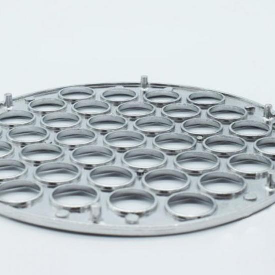 37 חורים תבנית שישייה משושה ליצירת כיסונים סגסוגת אלומיניום כלי DIY למטבח