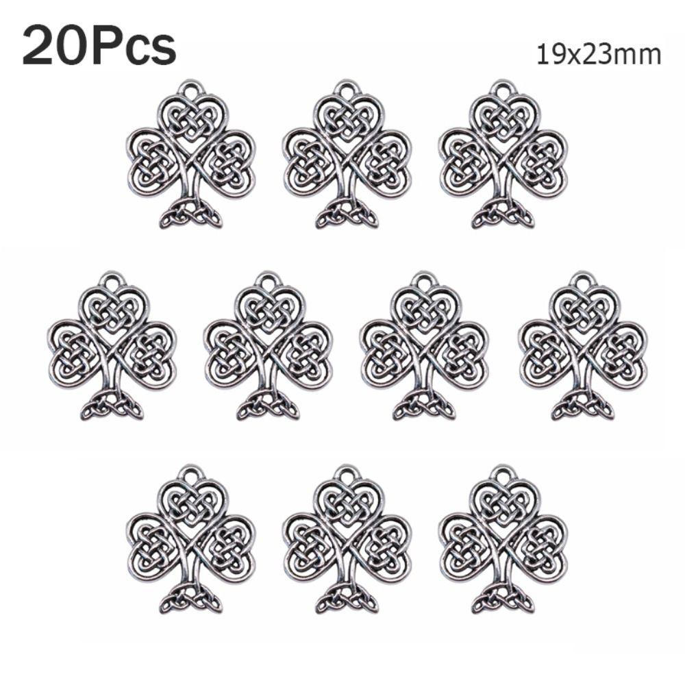 20Pcs Versatile Alloy Jewelry Making Charms 19x23mm Size Tree Design DIY Craft Pendant Antique Silver Love Tree Pendant Girls