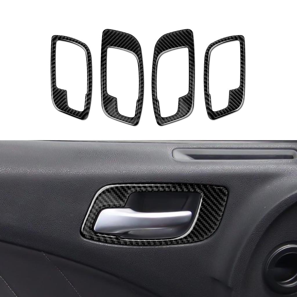 For Chrysler 300 (2011-2014) Car Center Console Gear Shift Panel Steering Wheel Cover Carbon Fiber Interior Sticker Accessories