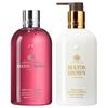 Molton Brown Fiery Pink Pepper Shower Gel & Oudh Gold Body Lotion Set