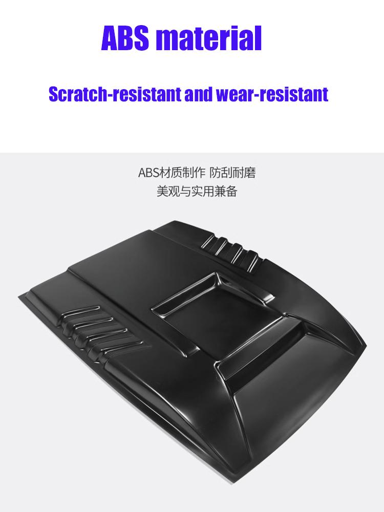 Engine hood fake vents compatible with Nissan Patrol Y60Y61Y62 engine hood decorative cover ABS material exterior modification