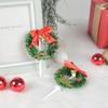 Mini Kuchen Plugin Weihnachten Backen Stecker Weihnachtsbaum Blatt Kranz Flagge Feiertags Ornament