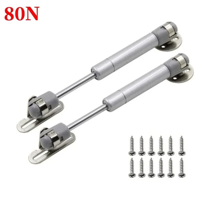 2/4 Pack Gas Struts 20N-200N Gas Spring Cabinet Hinge,Copper Core Lift Support Kitchen Cupboard Door Hydraulic Support Bar