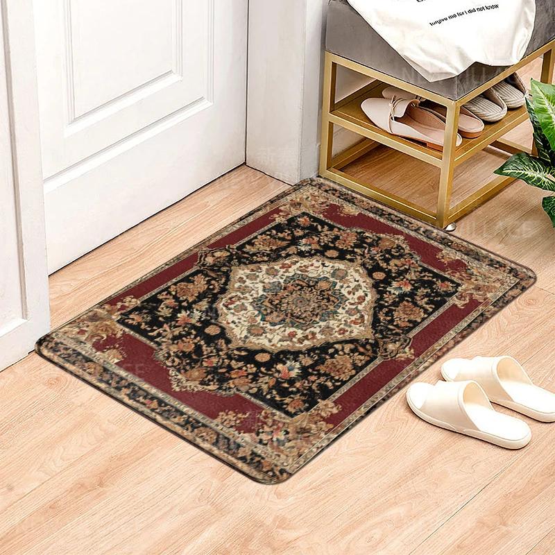 House Entrance Carpet Home Door Mat Modern Nordic Style Room Bath Foot Bathroom Non-slip Kitchen Water Absorption Rugs Abstract