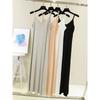 Anti Penetration Lined Bottom Dress Pure Color Anti-Penetration Lining Base Dress Women