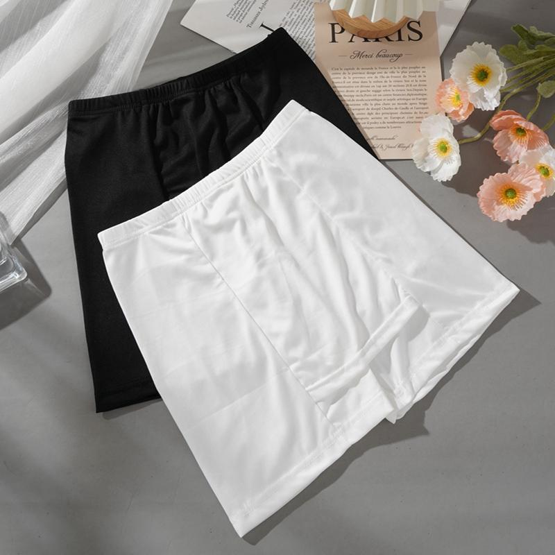 Women's Shorts Underwear Ice Silk Safety Pants Seamless Anti-exposure Women's Ultra Thin Short Leggings