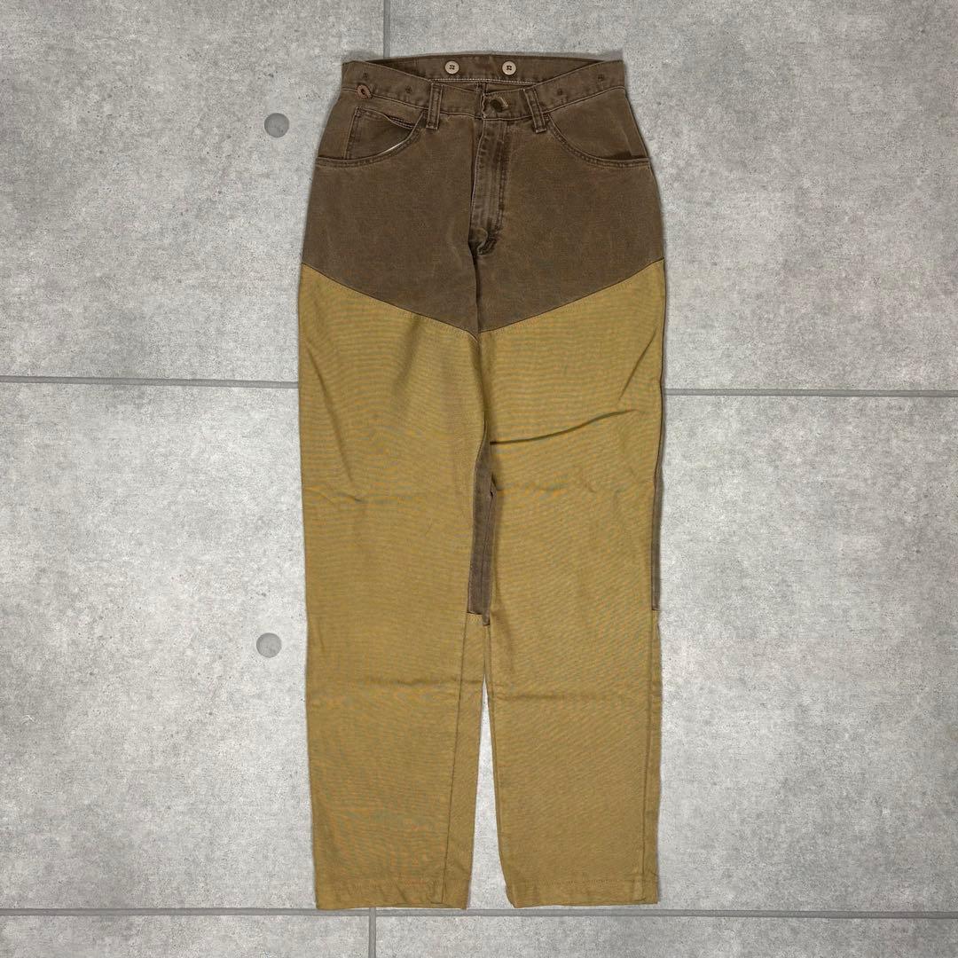 

[USED] Wrangler hunting pants with double knee suspenders, duck skin, 90s