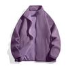 Men's Autumn and Winter Fleece Windproof Stand-up Collar Warm Fleece Jacket Couple Multi-color Versatile Jacket