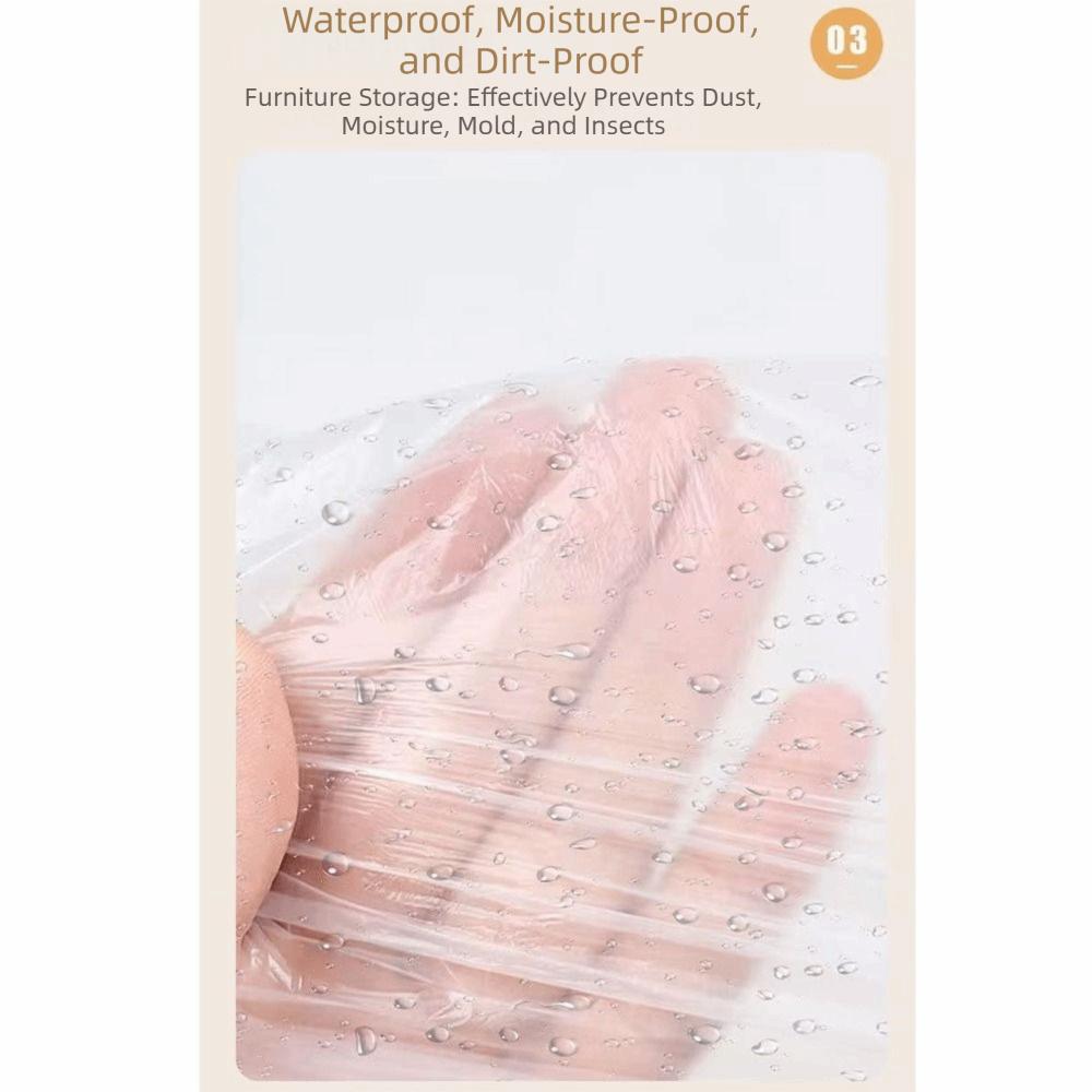 3Pcs Transparent Sofa Protective Film Elastic Edges Appliances Masking Film  Home Use