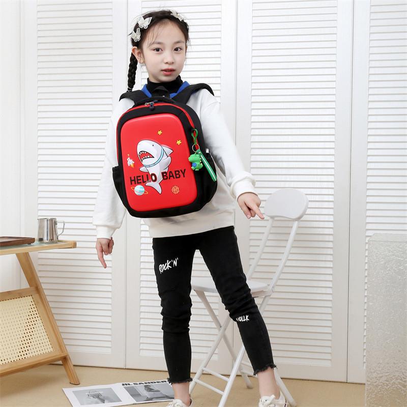 Adorable Cartoon Nylon Backpack For Kids Unisex Ideal For Preschool And Kindergarten