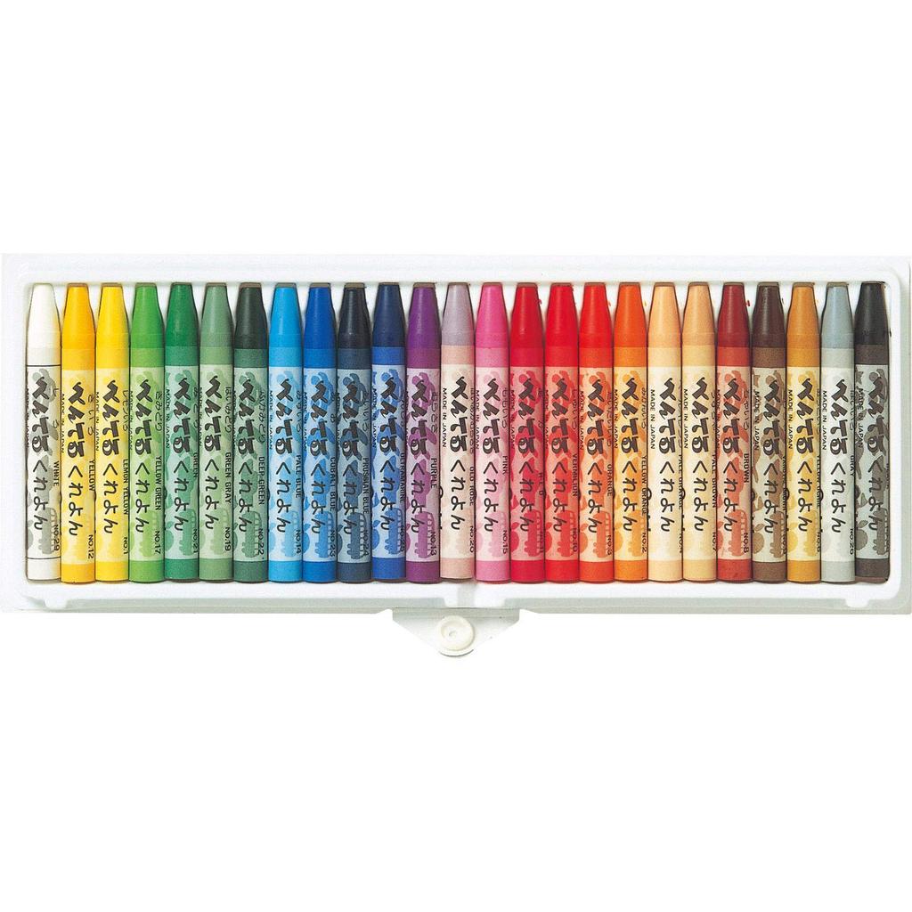 Pentel Crayons Set with Instruction Manual PTCR-25 25-Color