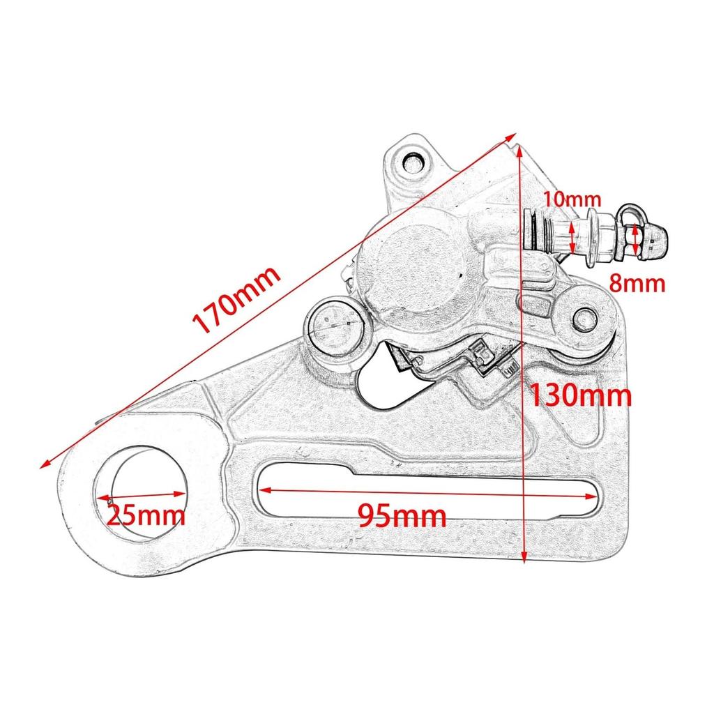 Motorcycle Rear Wheel Brake Caliper Fit for KTM SX SXF Factory Edition XC XCF
