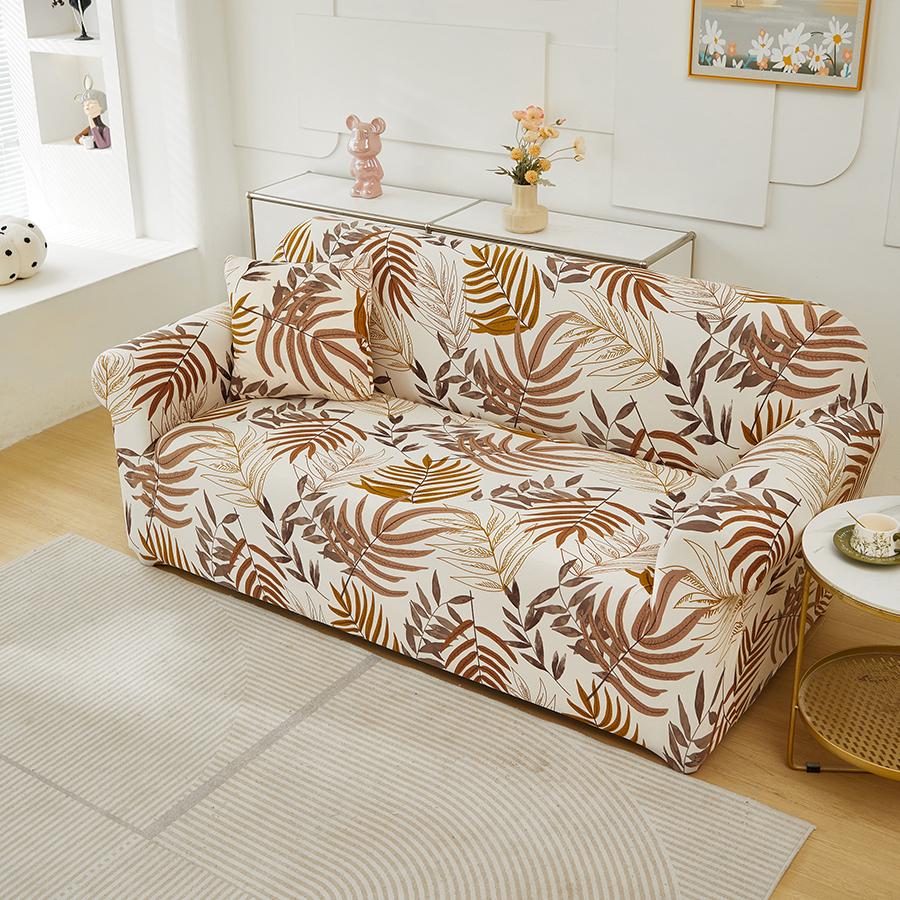 1 PC Elastic Sofa Cover Stretch Sofa Cover For Living Room Protector Removable Washable Slipcover Easy To Install & Remove