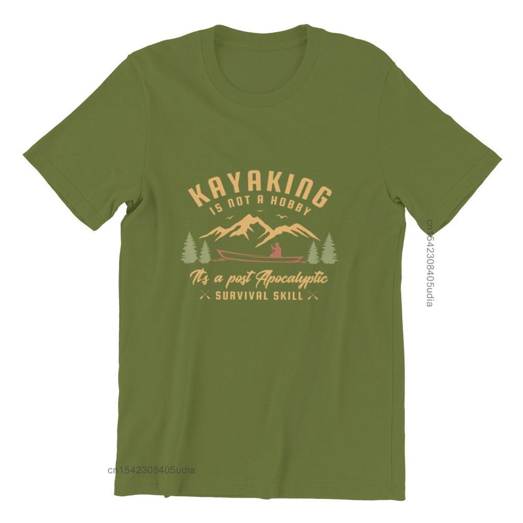 Kayaking Is Not A Hobby Its A Post Kayak Kayaking Mens TShirt Black Top TShirts Design Special Men Tees