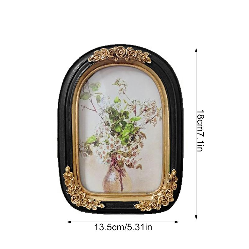 

European Style Gift Living Room Resin Photo Frame Bedroom Display Bookshelf Carving Reliefs Corridor Home Art Decorations