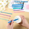 Silicone Craft Sticks In Assorted Color Pack of 10 Stir Sticks Waxing Spatulas For Art Projects And Wax Handling
