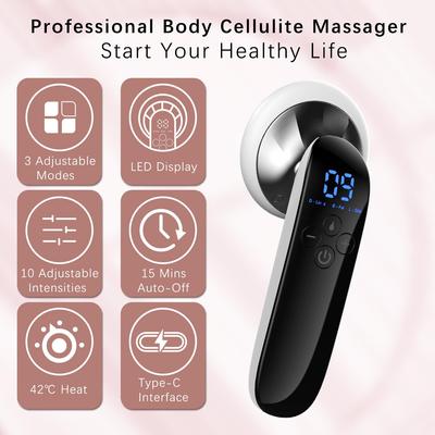Body Sculpting Machine, Electric Cellulite Massager Handheld Cordless Massager for Belly Fat, Waist, Arm, Hip, Leg