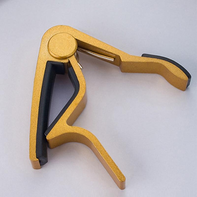 Portable 6-String Guitar Tunings Clamp Light Weight Quick Release Capo for Guitars, Ukulele, Bass, Mandolin, Banjo