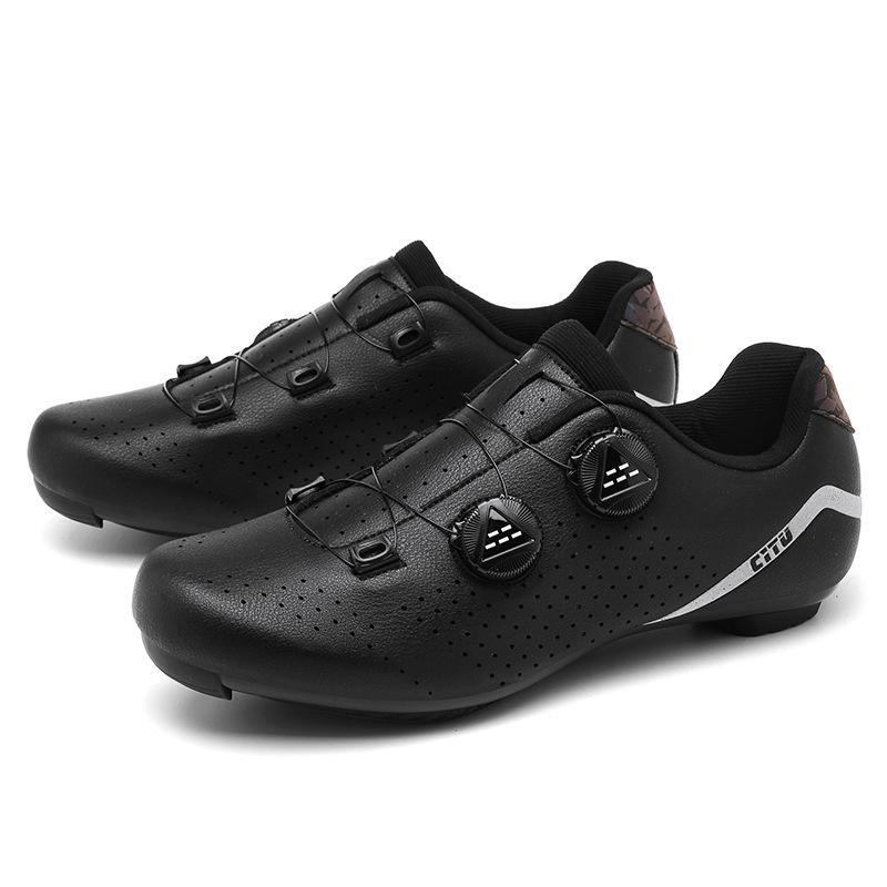Men'S And Women'S Outdoor Cycling Shoes Road Shoes Mountain Lock Shoes Unlocked Bicycle Shoes Pair Of Rotating Buckle Cycling Shoes