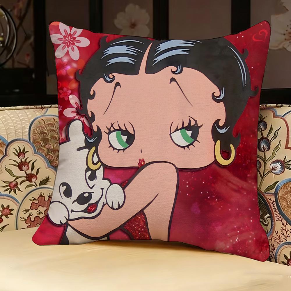 Beauty B-Betty B-Boop Pillow Case Pillowcase, Double-Sided Printed, Sofa Cushion, Bedroom Headboard Pillow