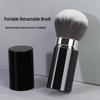 Teleskopowy Wielofunkcyjny Pędzel do Makijażu - Miękki Włos Pędzel Podróżny do Pudru, Różu i Podkładu